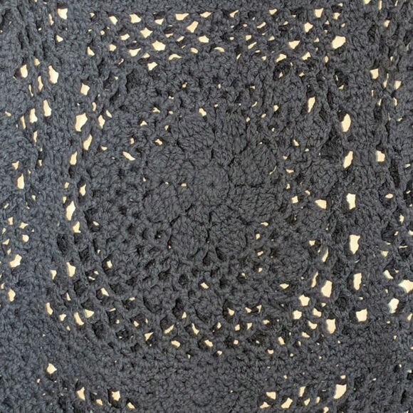 Y2K Juicy Couture Womens L Crochet Swim Cover Up Y2K Beachy Resort Iconic Retro - Picture 4 of 7